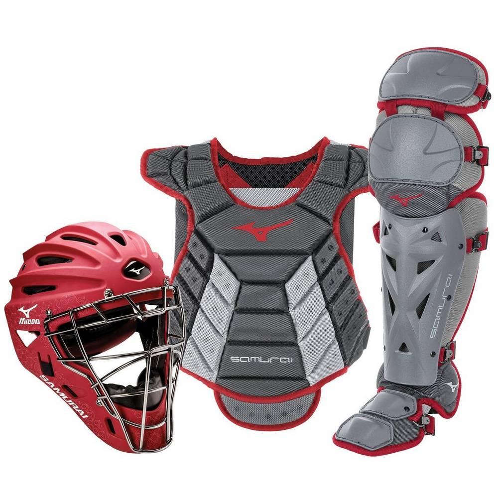 Damske Catchers Gear Mizuno Samurai Boxed (14-15") Siva Vypredaj IBRW45871